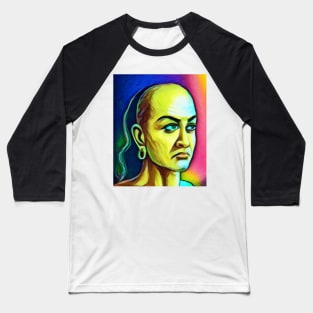 Chanakya Colourful Portrait | Chanakya Artwork 6 Baseball T-Shirt